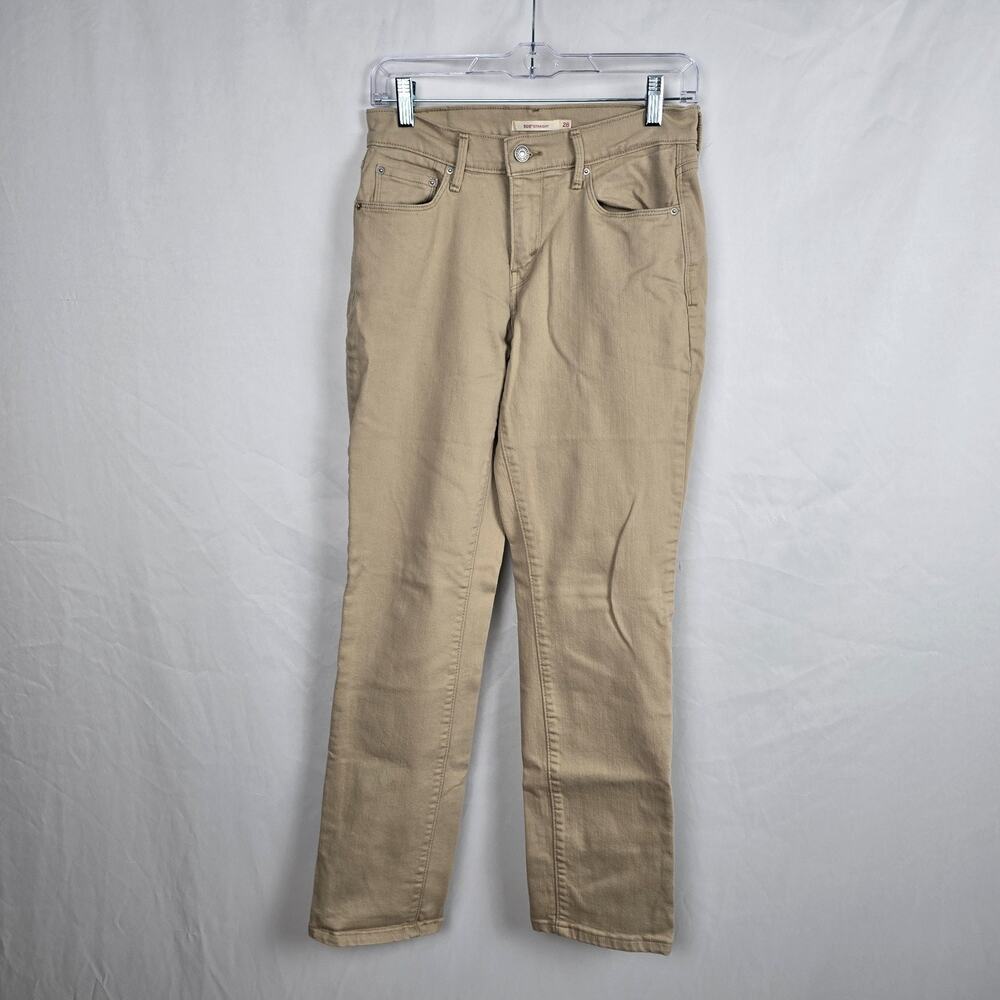 Levi's 505 Straight Jeans Women's 28 Tan